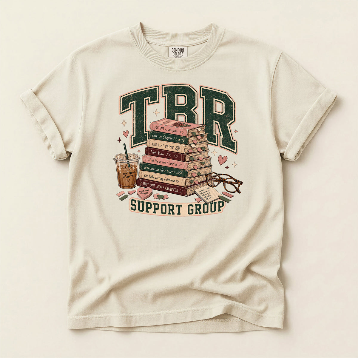 TBR Support Group T-Shirt — Book Lover Graphic Tee