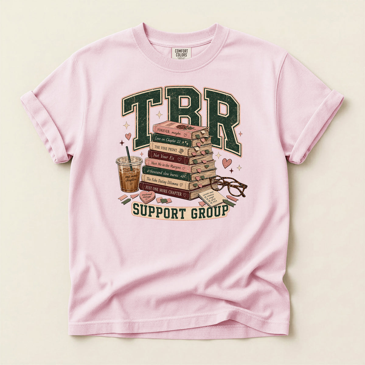TBR Support Group T-Shirt — Book Lover Graphic Tee