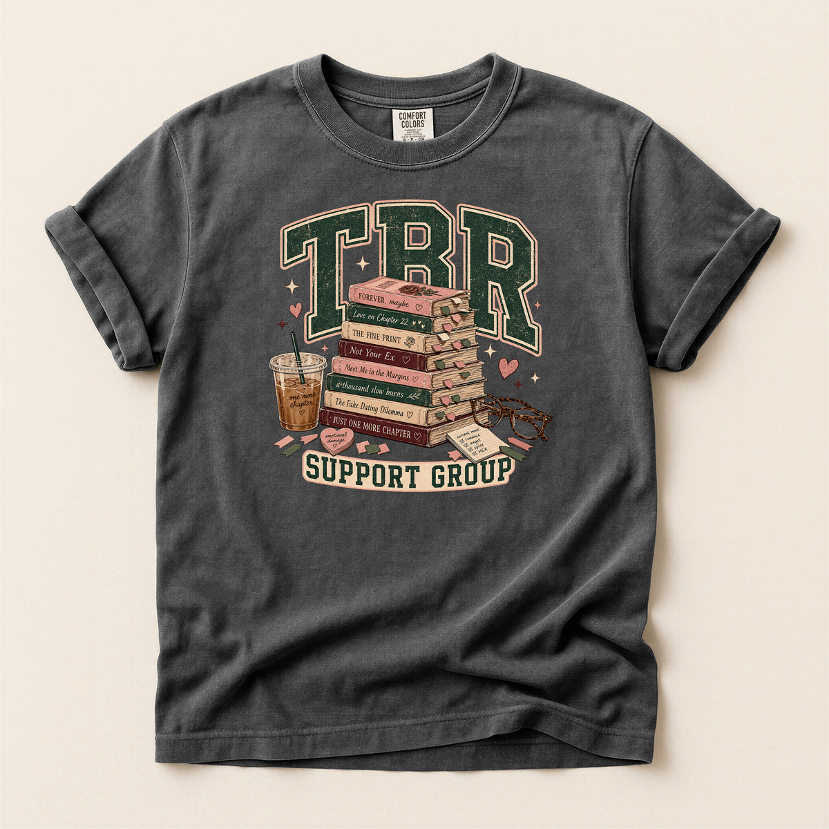 TBR Support Group T-Shirt — Book Lover Graphic Tee