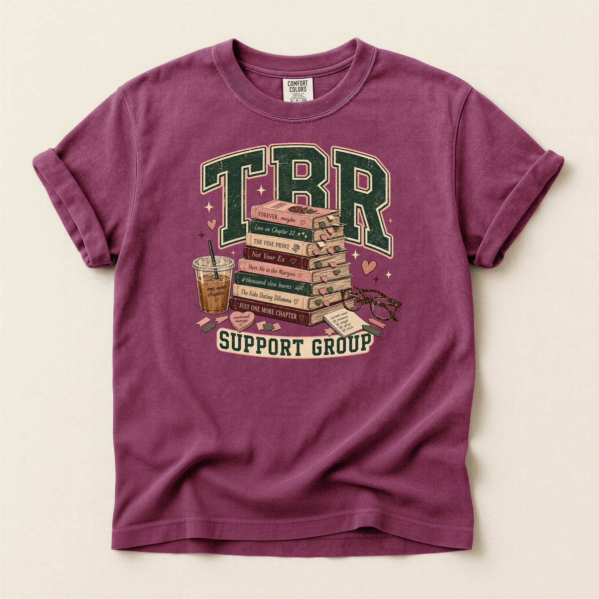 TBR Support Group T-Shirt — Book Lover Graphic Tee