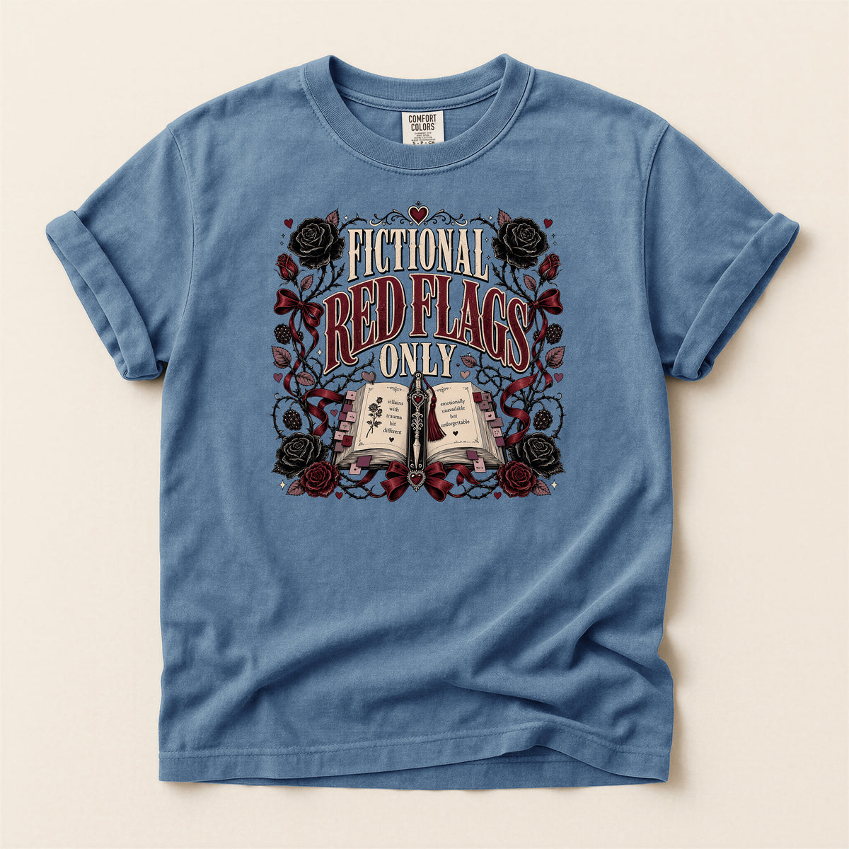 Fictional Red Flags Only T-Shirt