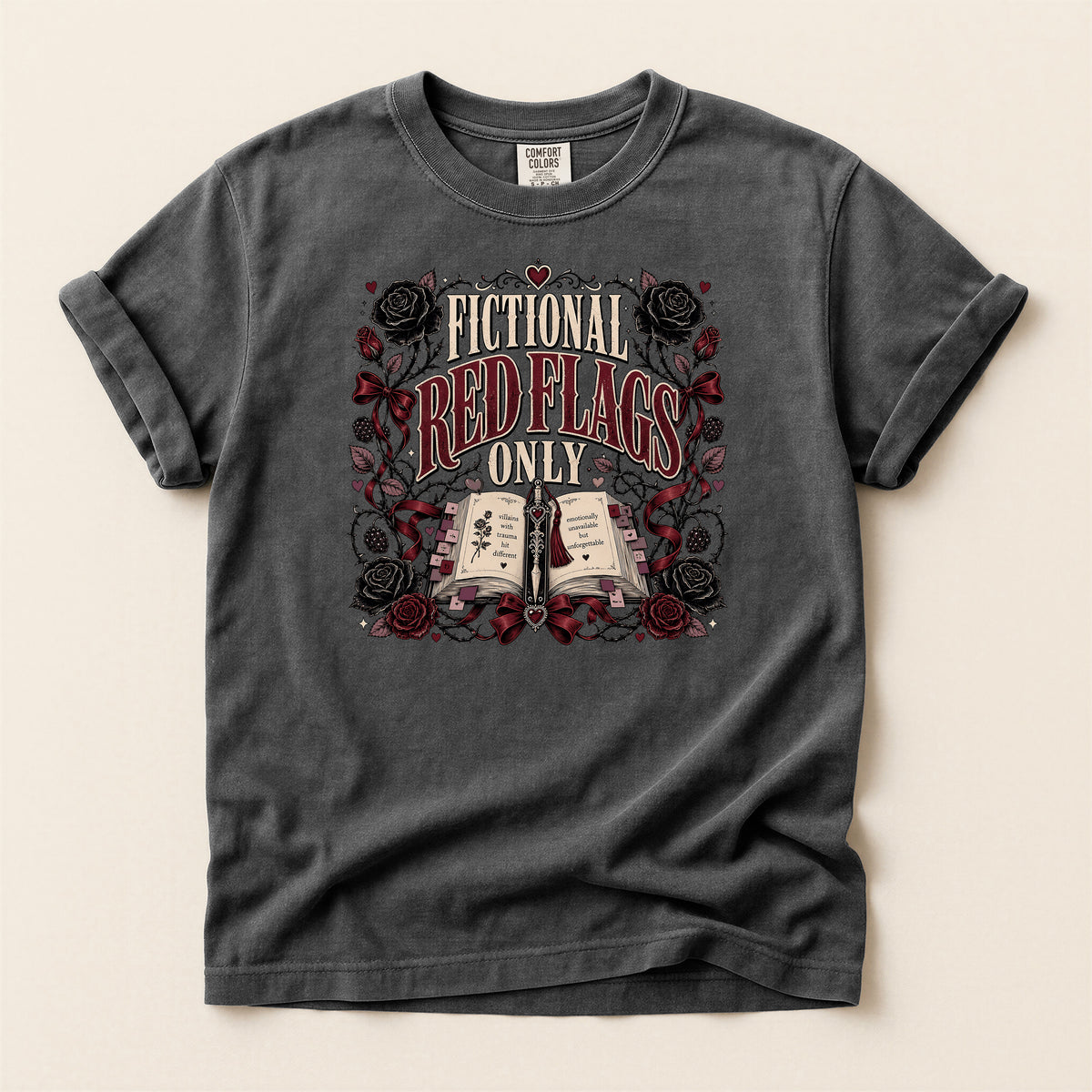 Fictional Red Flags Only T-Shirt