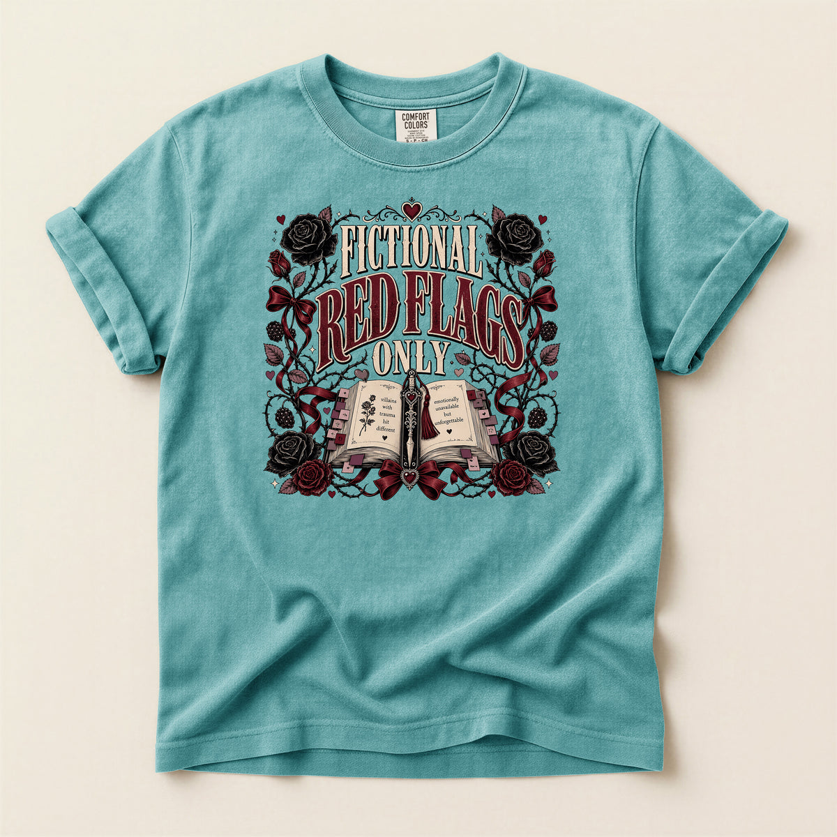 Fictional Red Flags Only T-Shirt
