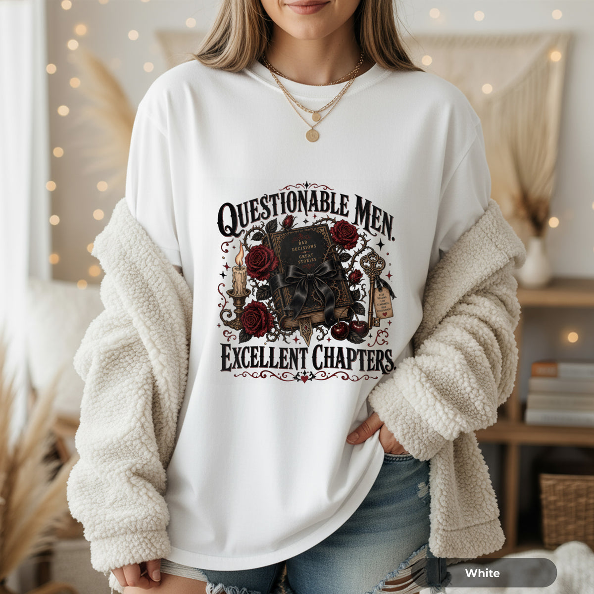 Questionable Men Reader T-Shirt