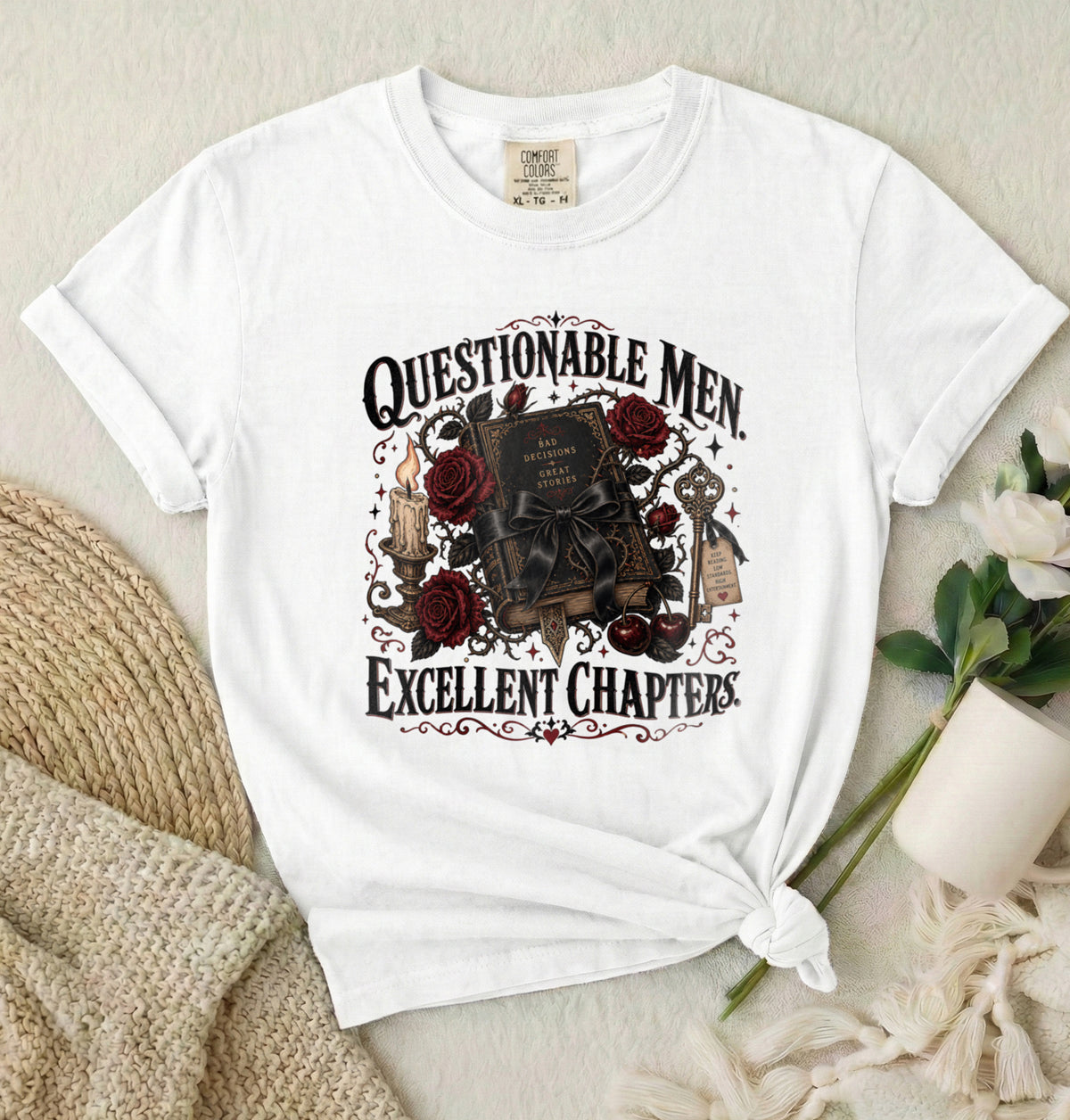 Questionable Men Reader T-Shirt