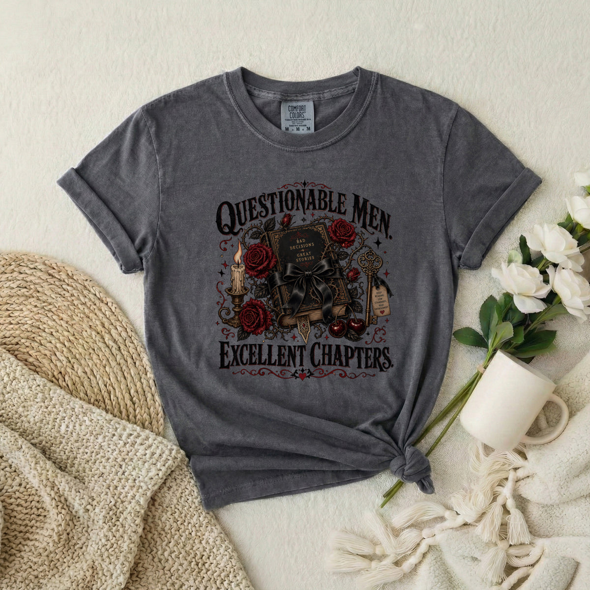 Questionable Men Reader T-Shirt