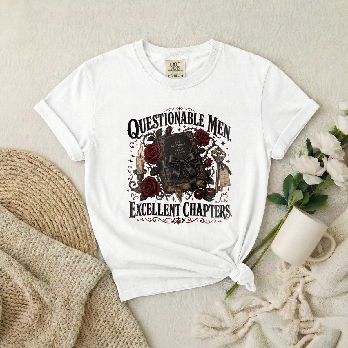 Questionable Men Reader T-Shirt