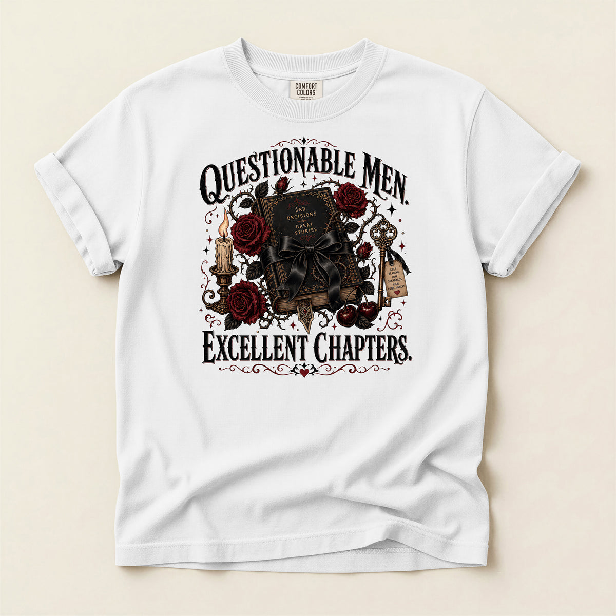 Questionable Men Reader T-Shirt