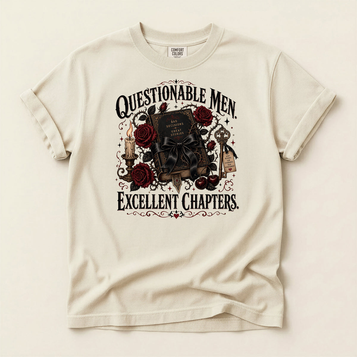Questionable Men Reader T-Shirt