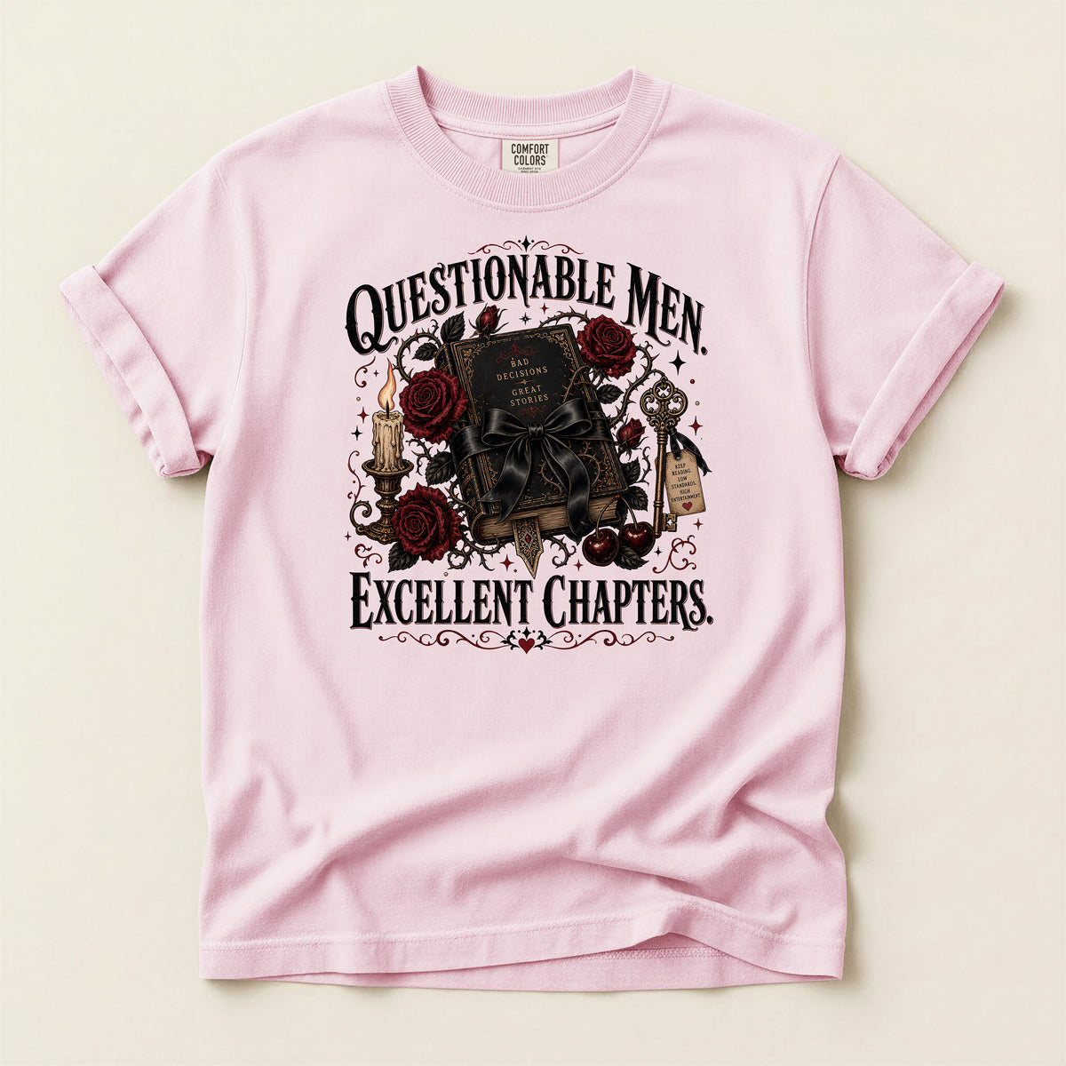 Questionable Men Reader T-Shirt