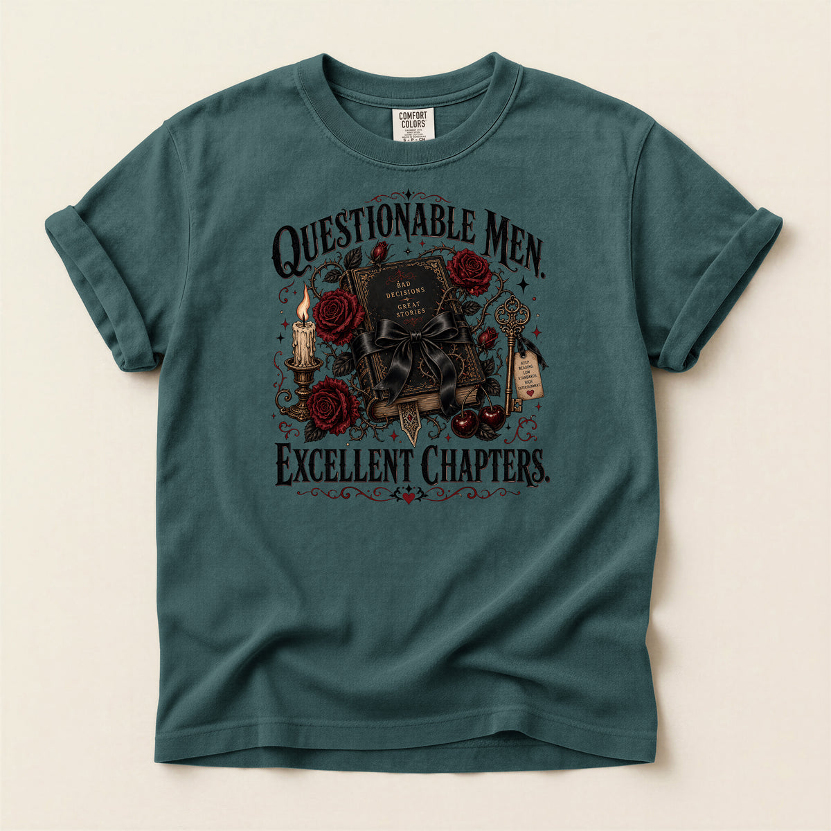Questionable Men Reader T-Shirt