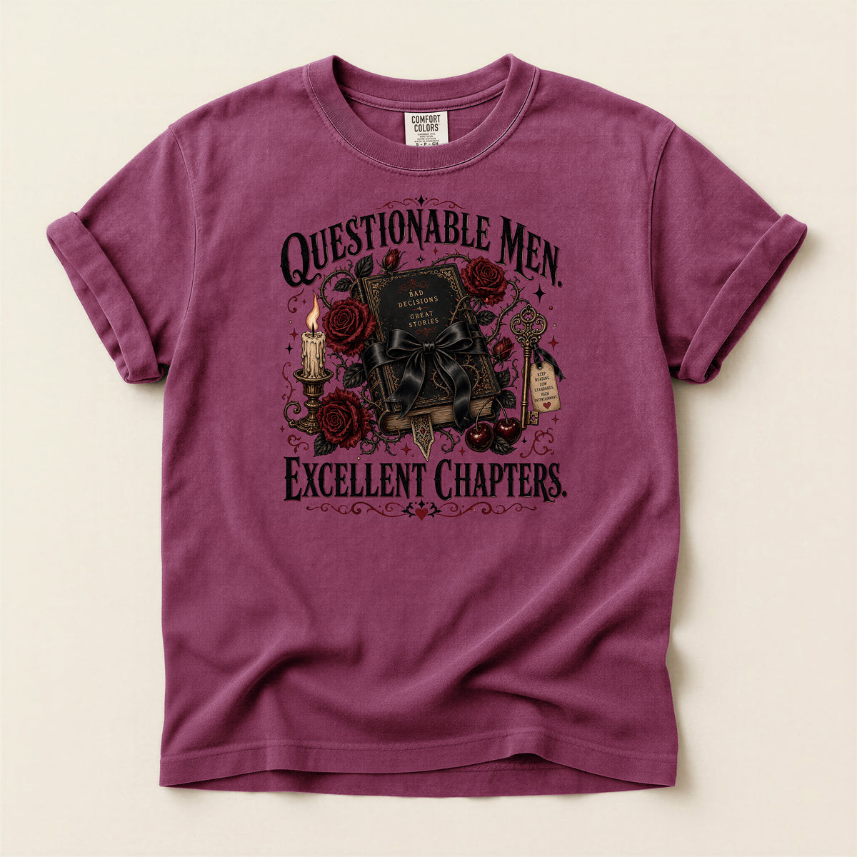 Questionable Men Reader T-Shirt