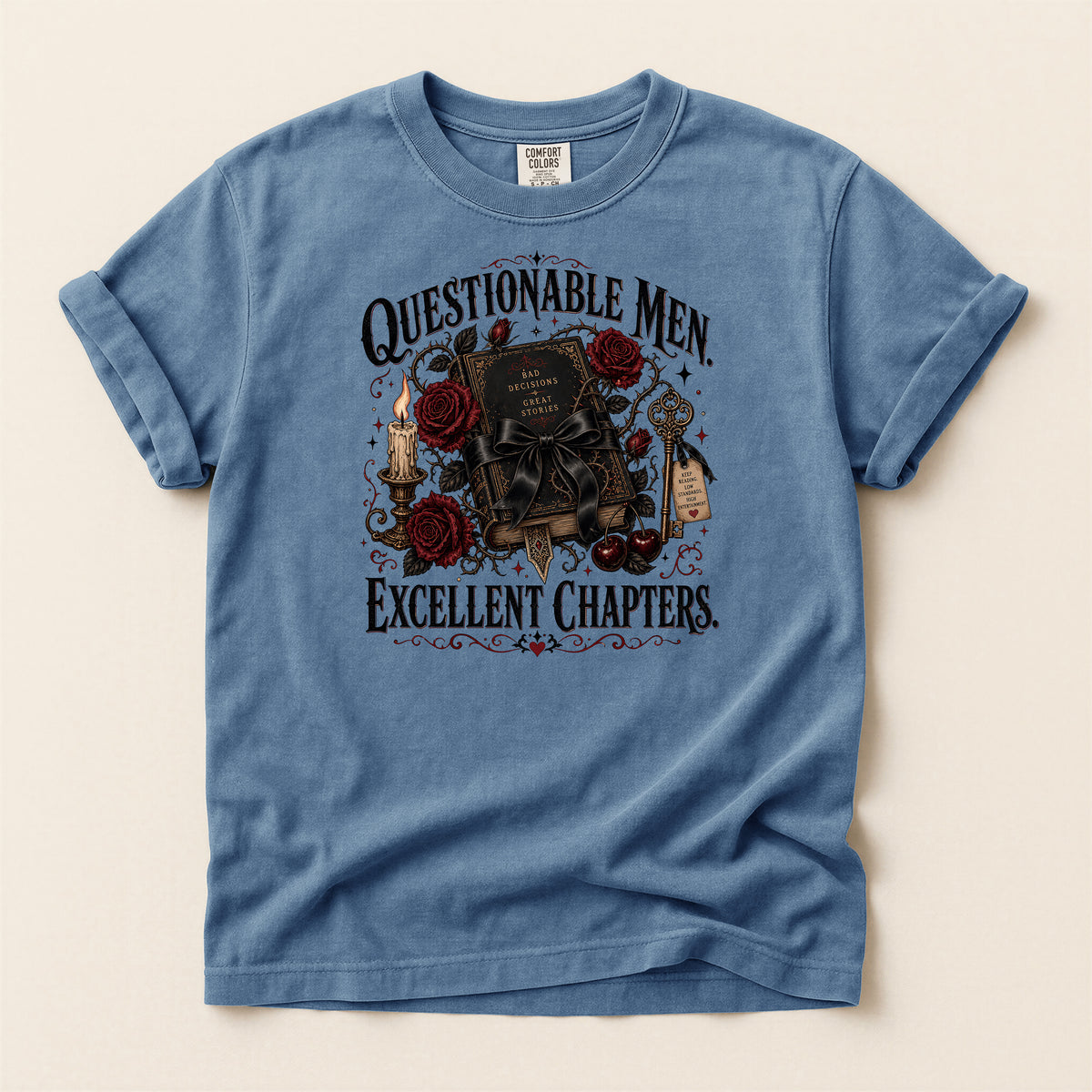 Questionable Men Reader T-Shirt