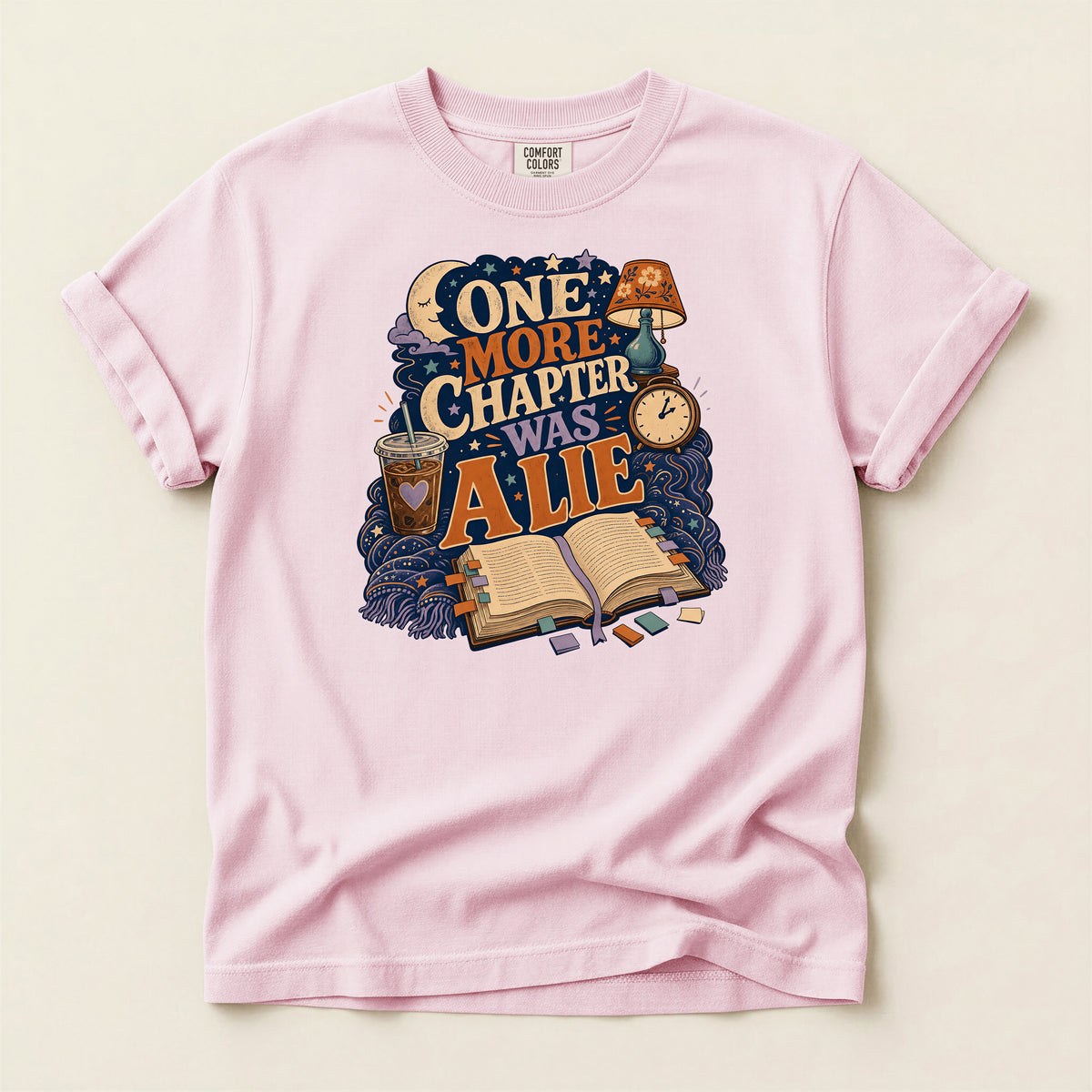 One More Chapter Was a Lie T-Shirt — Cozy Book Lover Graphic Tee
