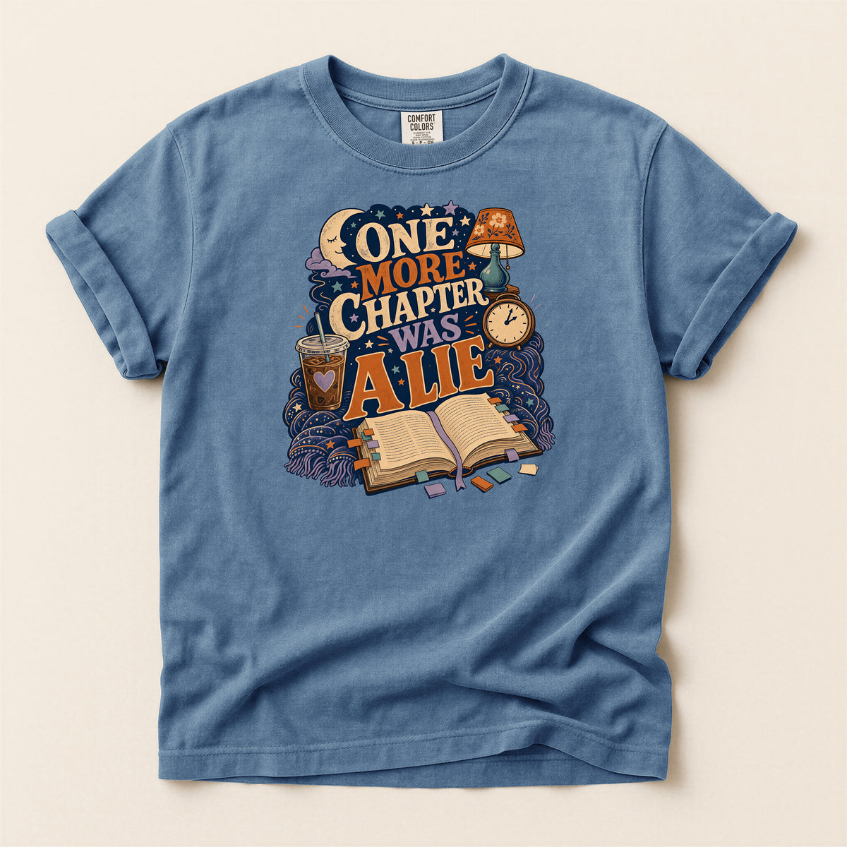 One More Chapter Was a Lie T-Shirt — Cozy Book Lover Graphic Tee