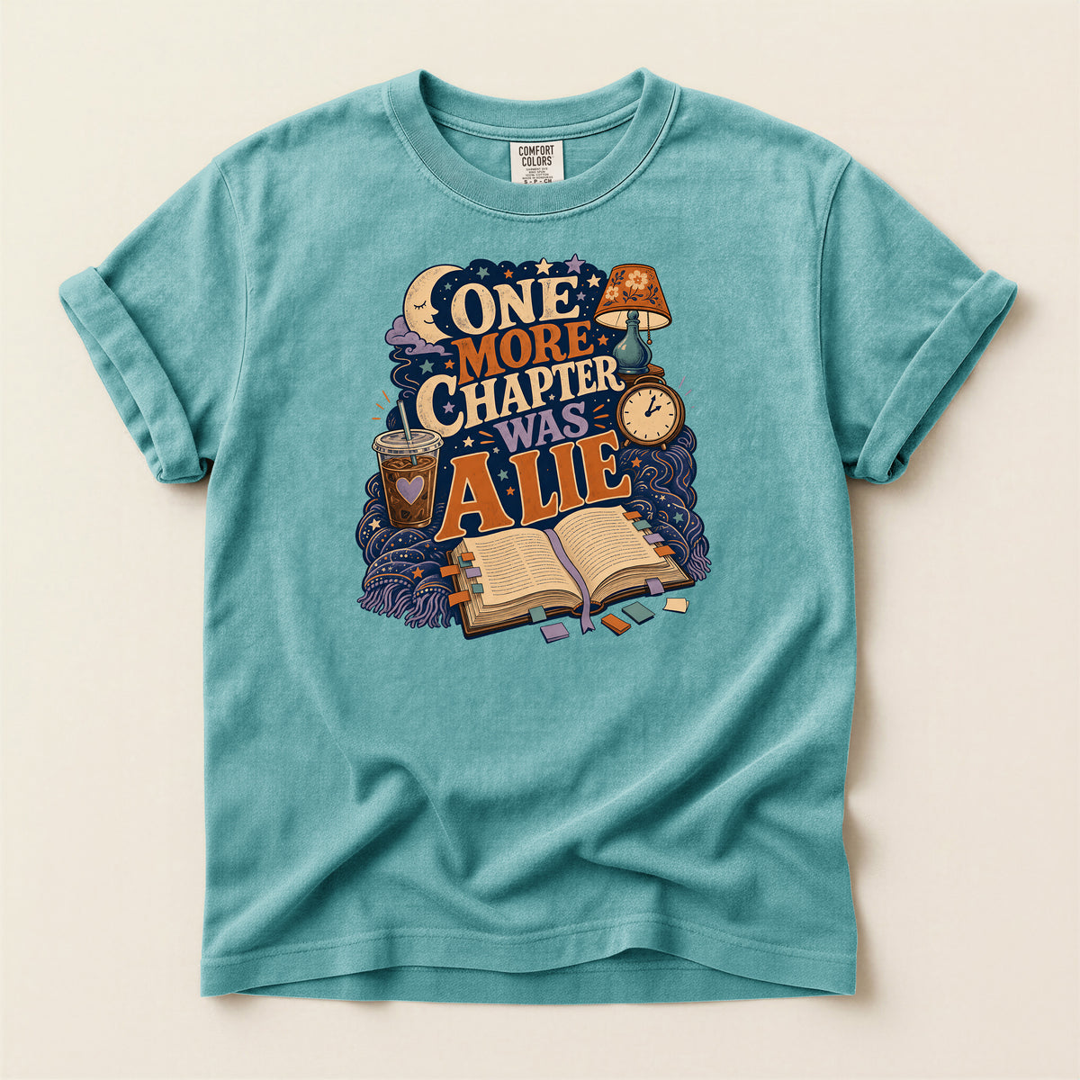 One More Chapter Was a Lie T-Shirt — Cozy Book Lover Graphic Tee