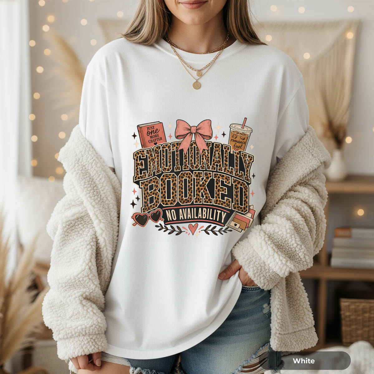 Emotionally Booked T-Shirt — "No Availability" Book Lover Graphic Tee