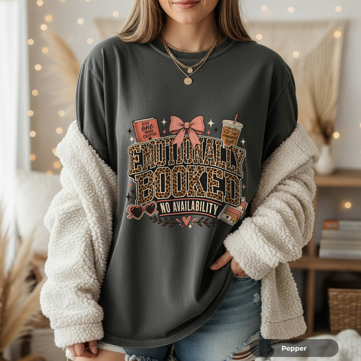 Emotionally Booked T-Shirt — "No Availability" Book Lover Graphic Tee