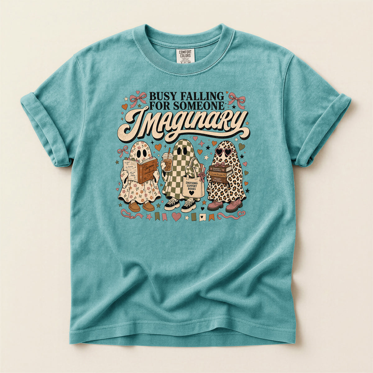 Busy Falling for Someone Imaginary T-Shirt — Cute Gnome Couple Graphic Tee