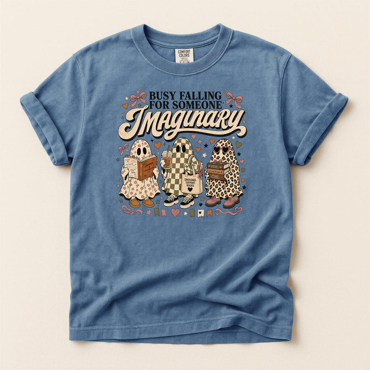 Busy Falling for Someone Imaginary T-Shirt — Cute Gnome Couple Graphic Tee