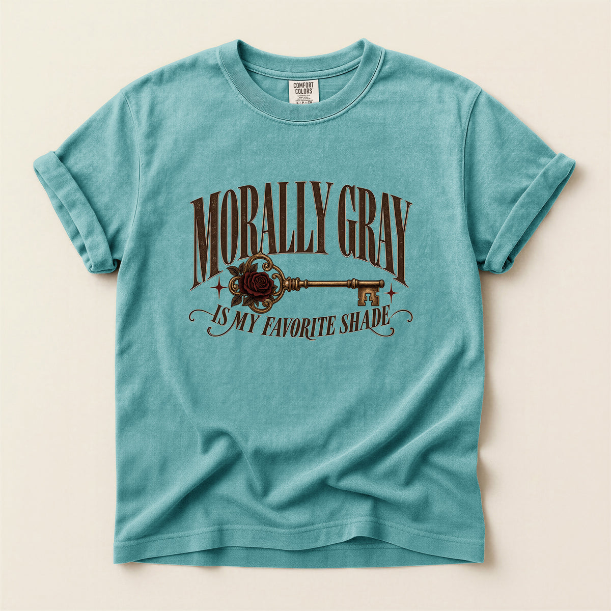 Morally Gray T-Shirt — "Morally Gray Is My Favorite Shade" Graphic Tee