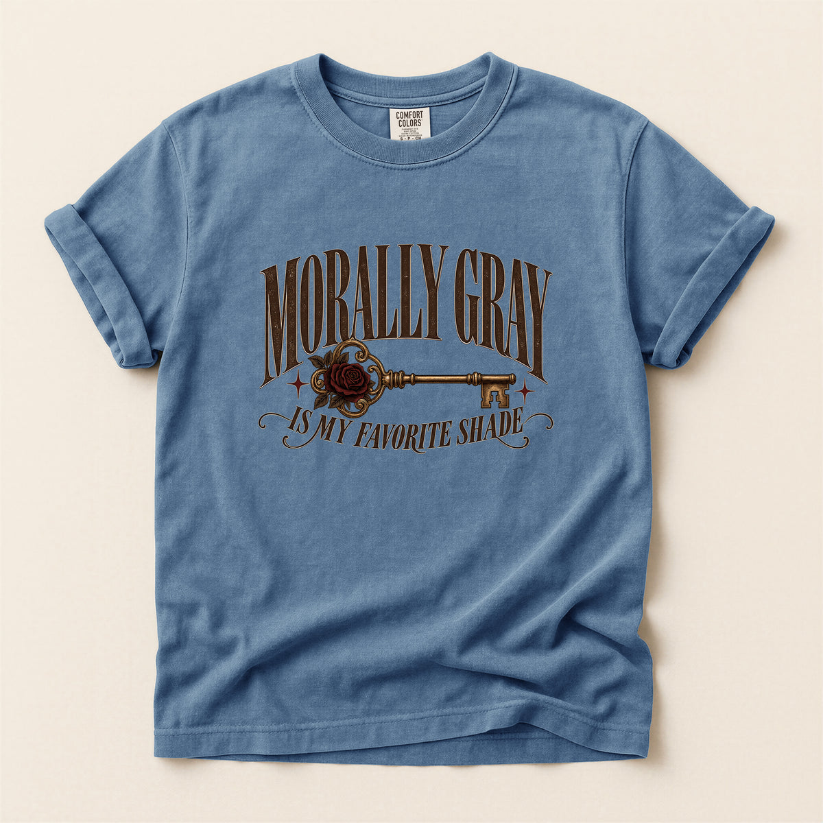 Morally Gray T-Shirt — "Morally Gray Is My Favorite Shade" Graphic Tee