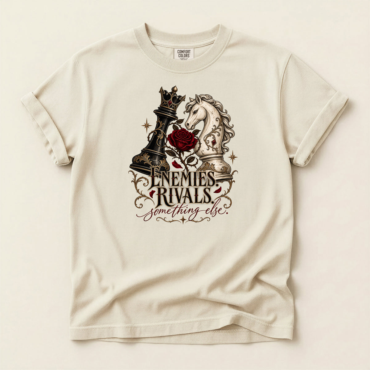 Chess Knights 'Enemies & Rivals' Graphic T-Shirt