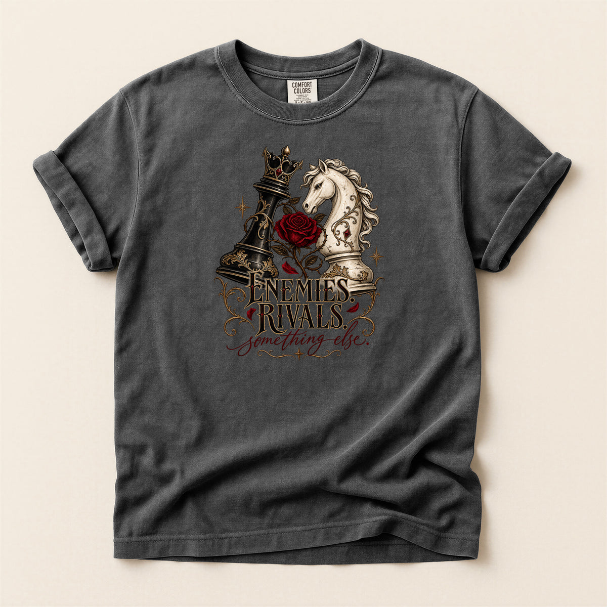 Chess Knights 'Enemies & Rivals' Graphic T-Shirt