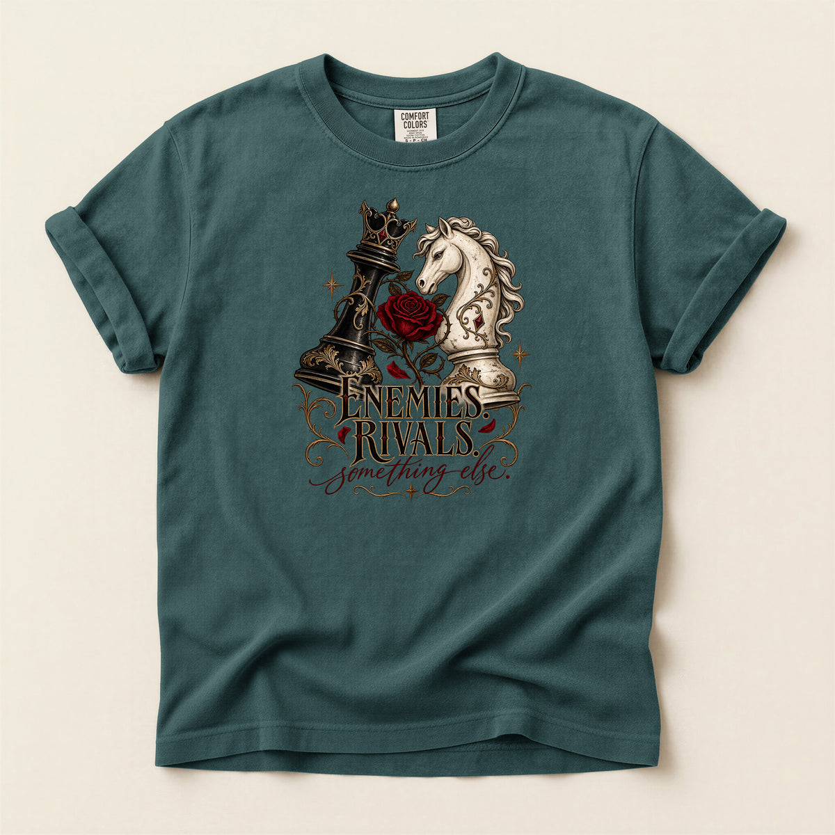 Chess Knights 'Enemies & Rivals' Graphic T-Shirt