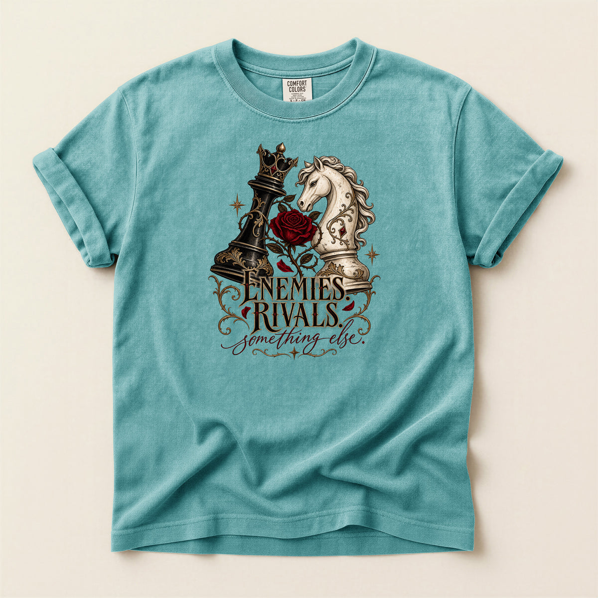 Chess Knights 'Enemies & Rivals' Graphic T-Shirt