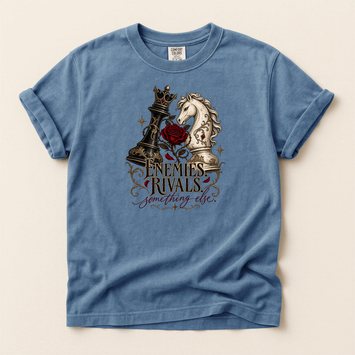 Chess Knights 'Enemies & Rivals' Graphic T-Shirt