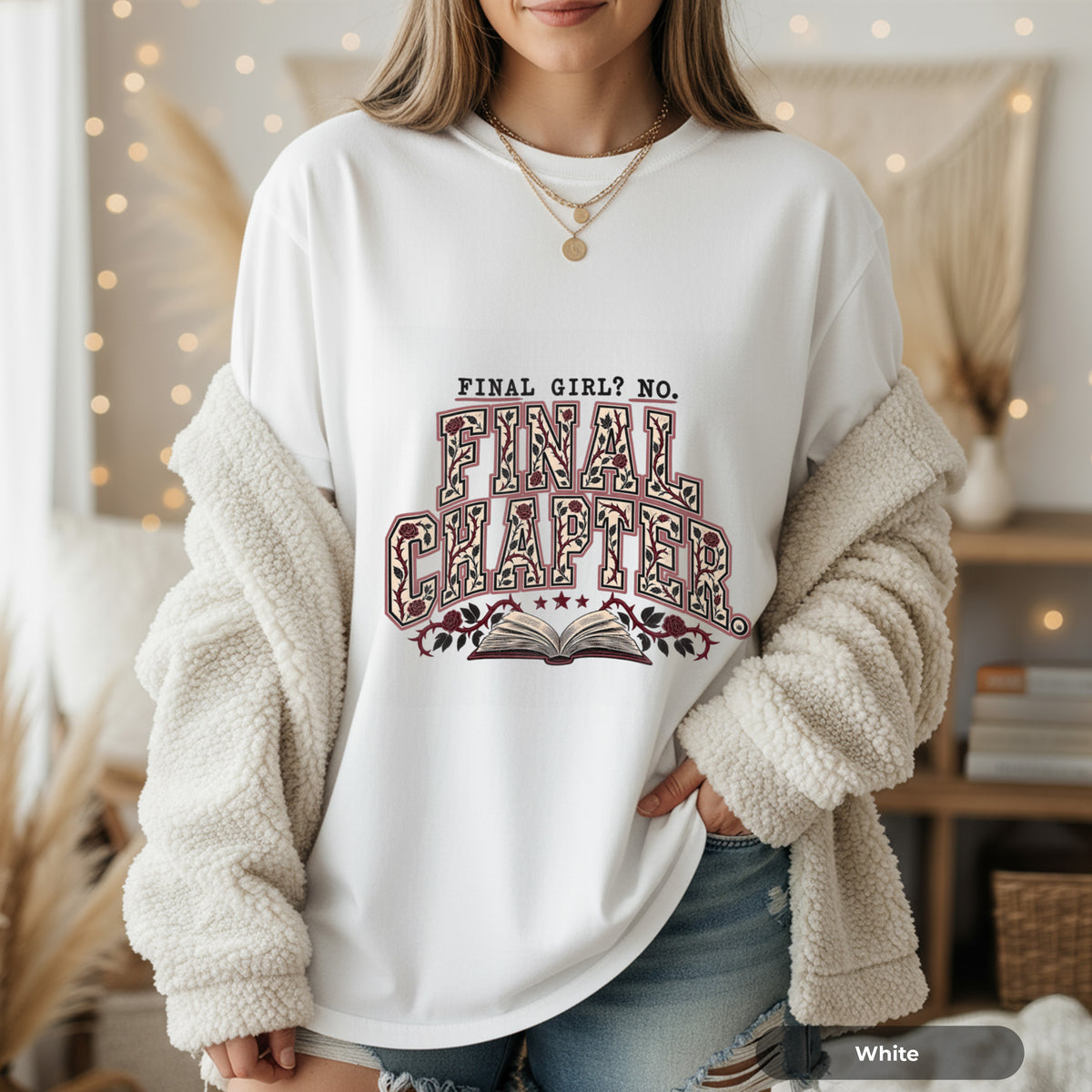 Final Chapter T-Shirt — “Final Girl? No. Final Chapter” Graphic Tee