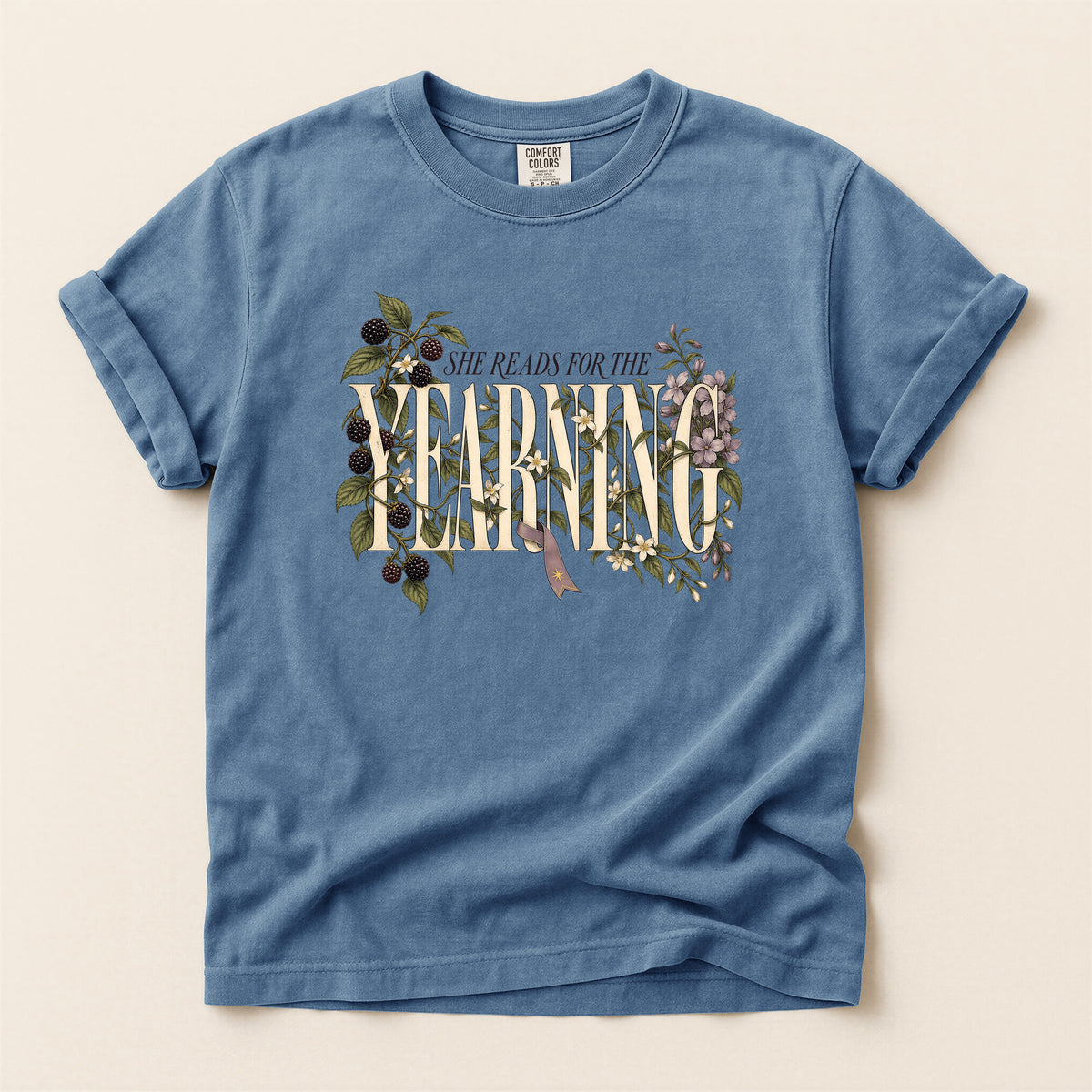 She Reads For the Yearning Floral T-Shirt