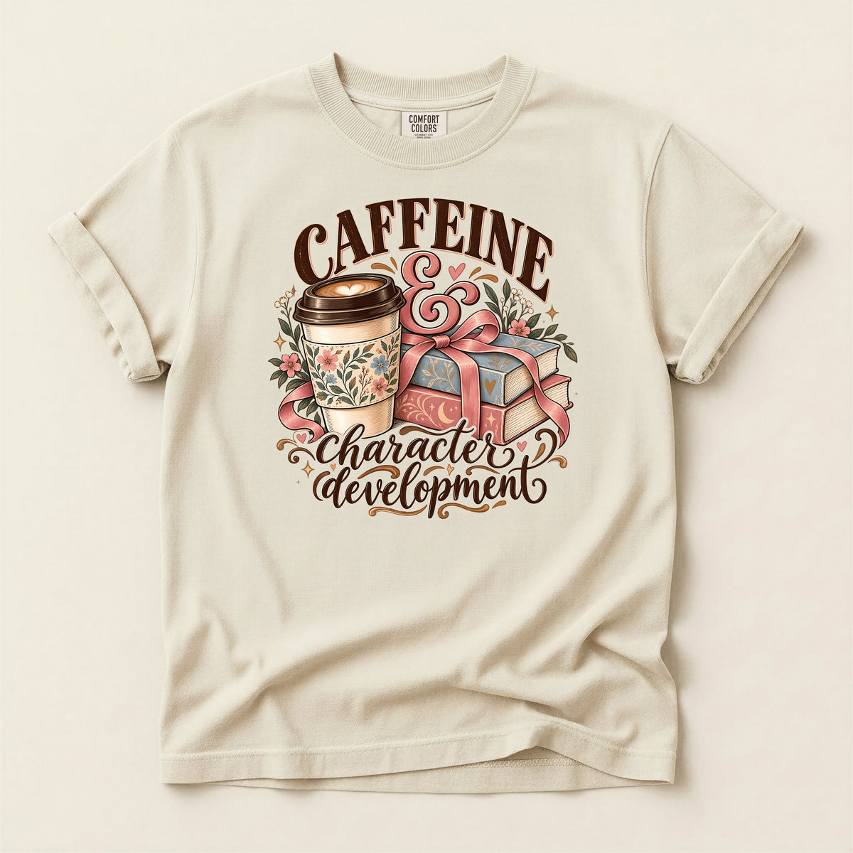 Caffeine & Character Development T-Shirt
