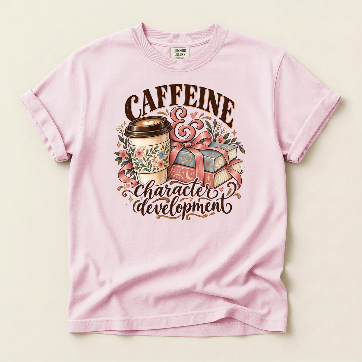 Caffeine & Character Development T-Shirt