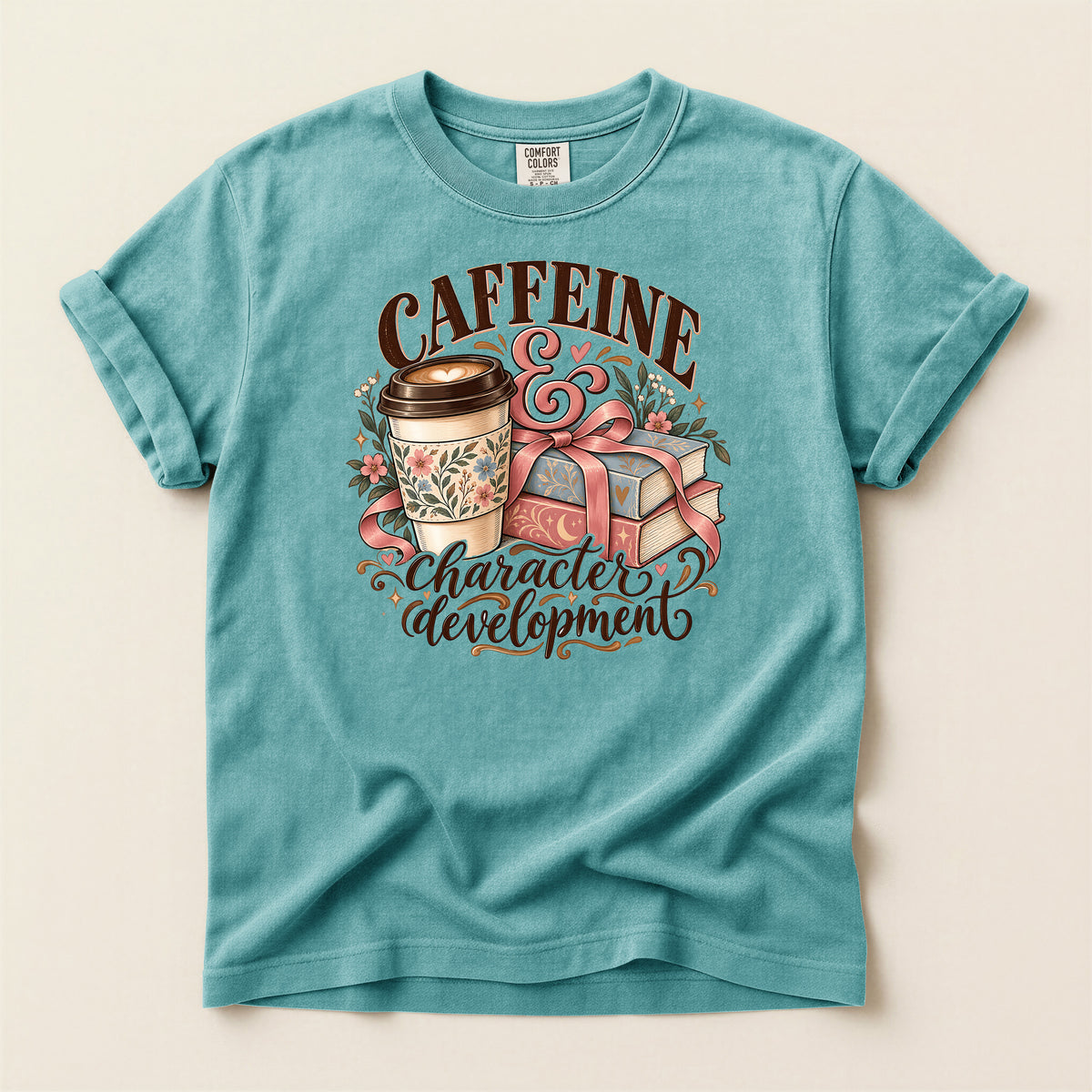 Caffeine & Character Development T-Shirt