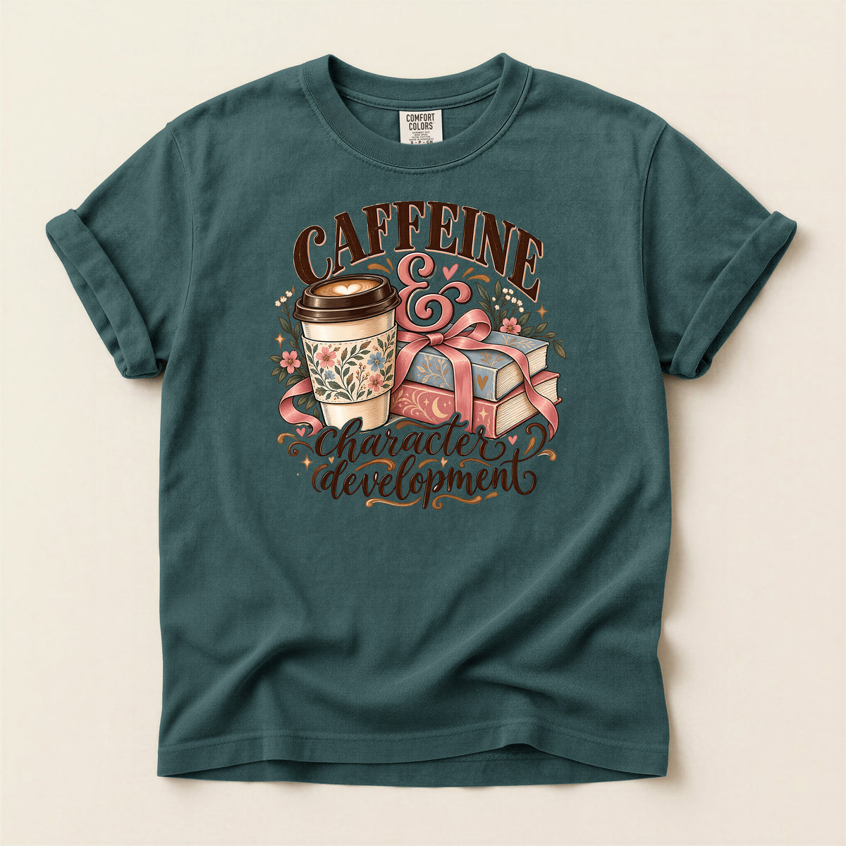 Caffeine & Character Development T-Shirt
