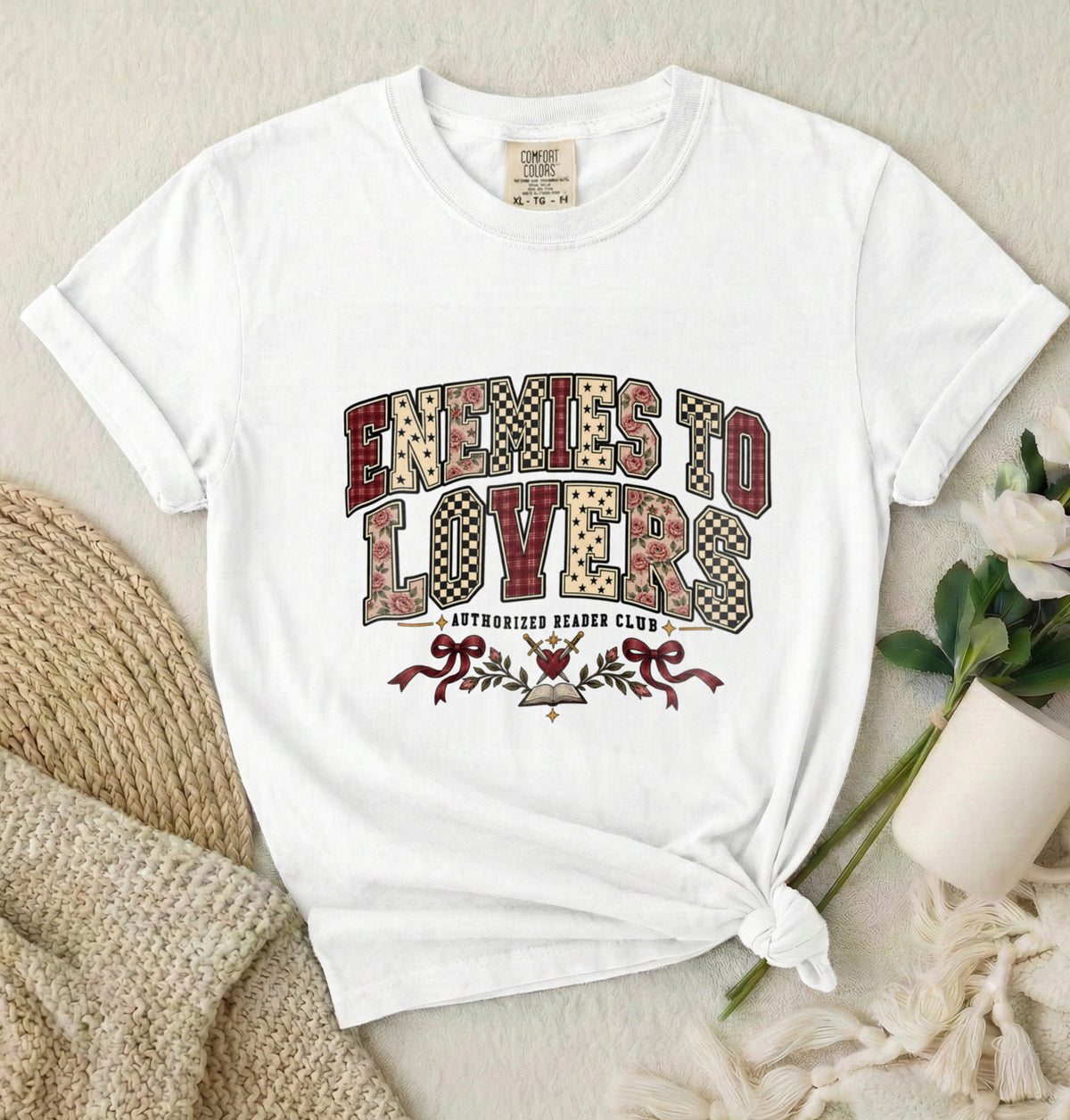 Enemies to Lovers Graphic Tee — Vintage Western Romance Shirt