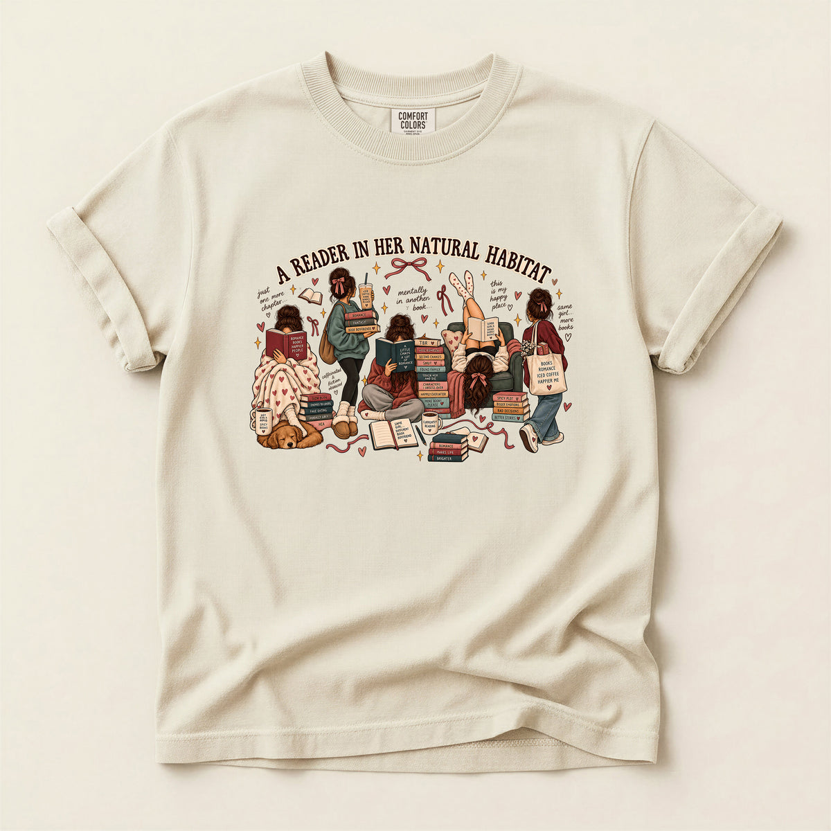 Reader in Her Natural Habitat T‑Shirt