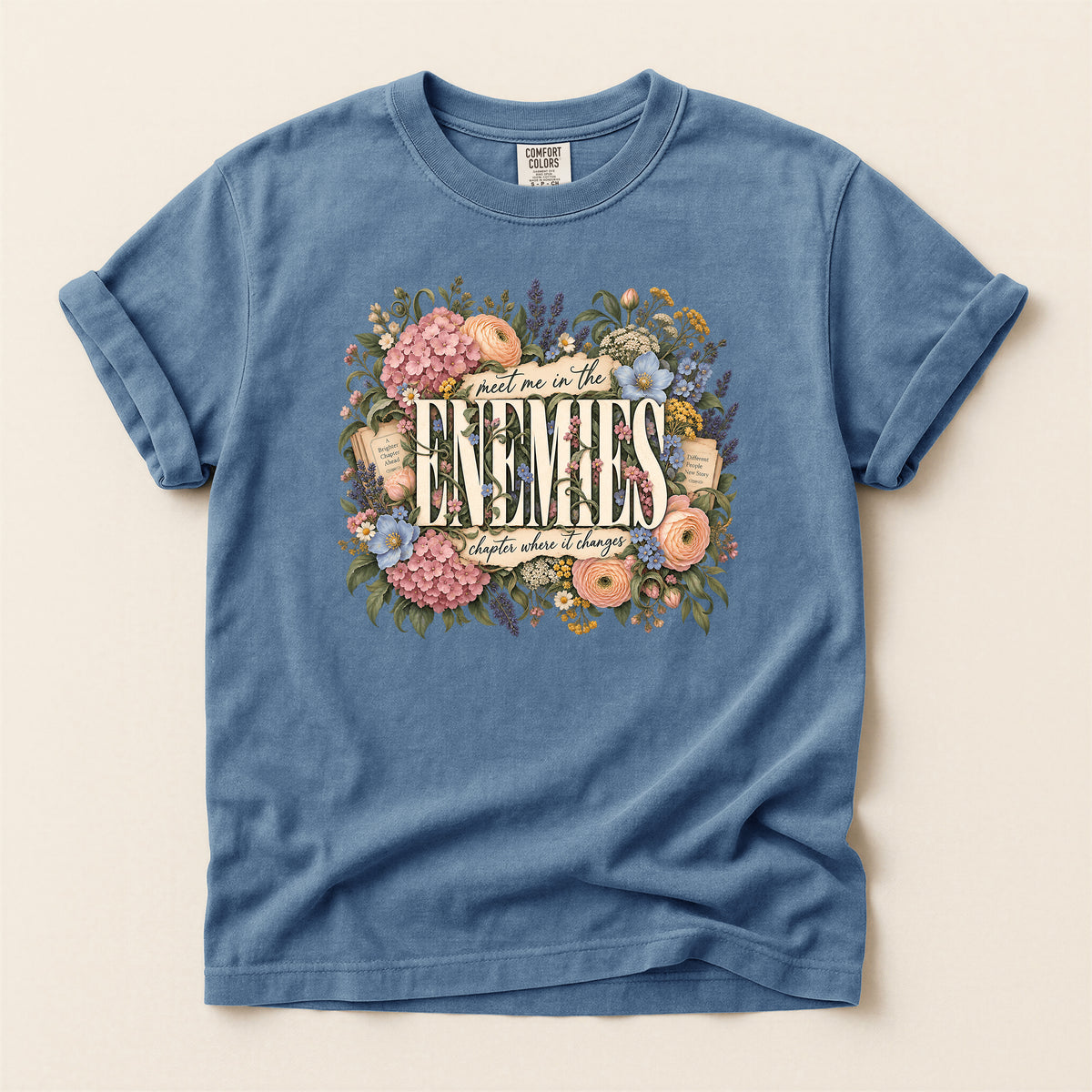 Enemies Floral Quote T-Shirt