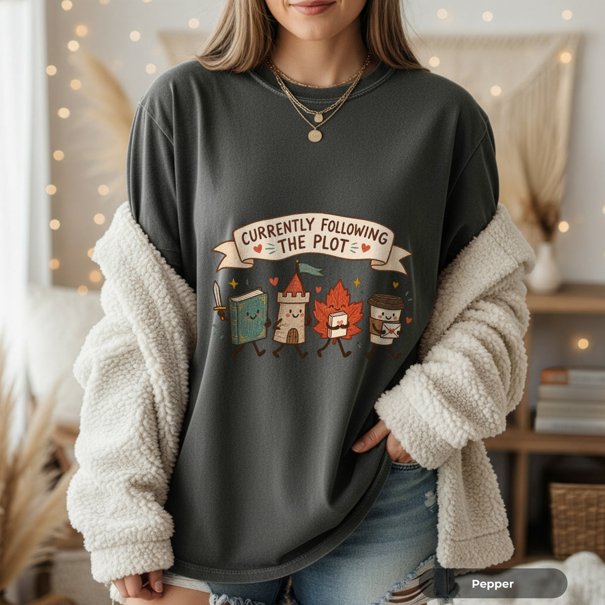 Currently Following the Plot Funny Bookish T-Shirt