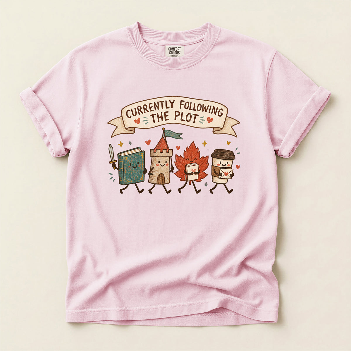 Currently Following the Plot Funny Bookish T-Shirt