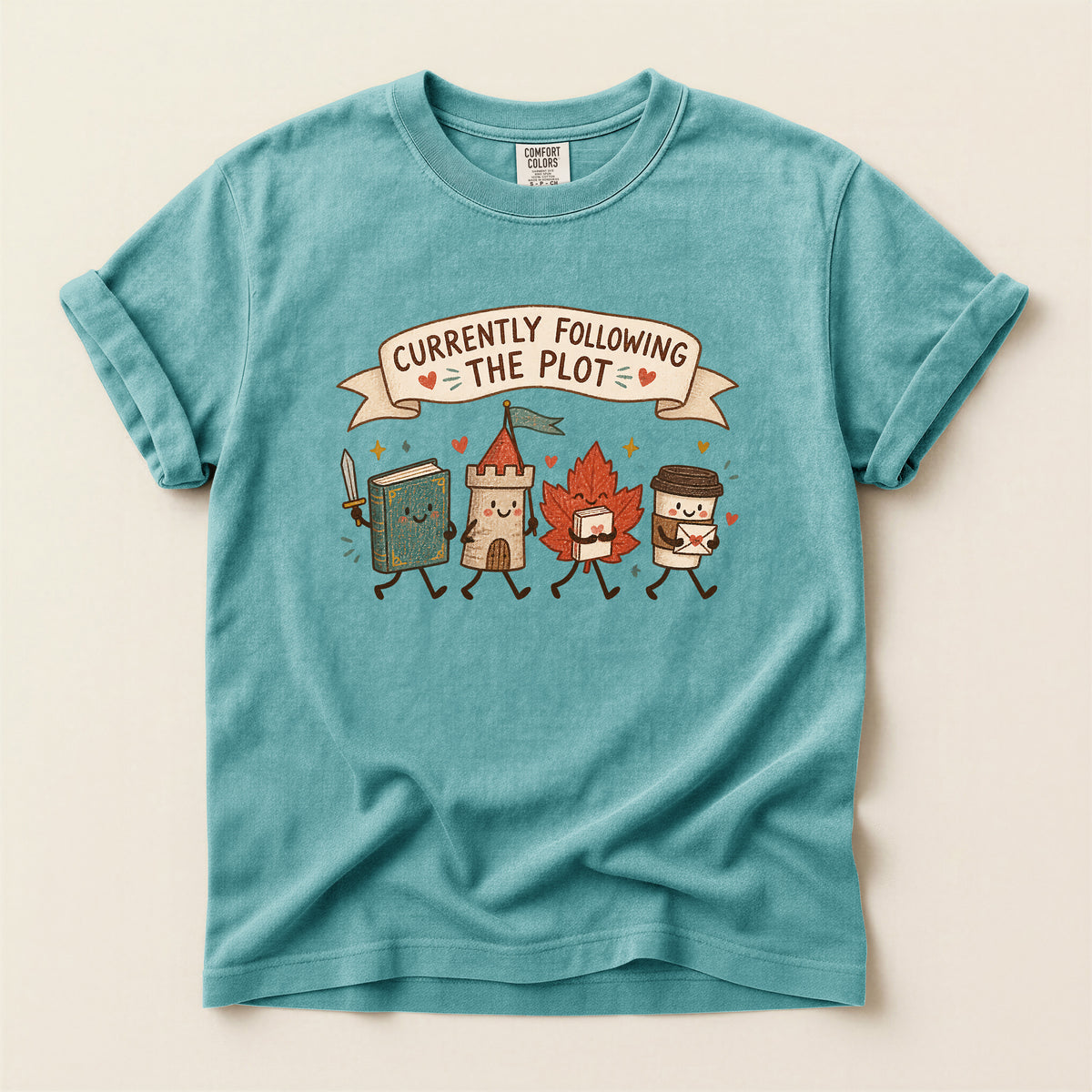 Currently Following the Plot Funny Bookish T-Shirt