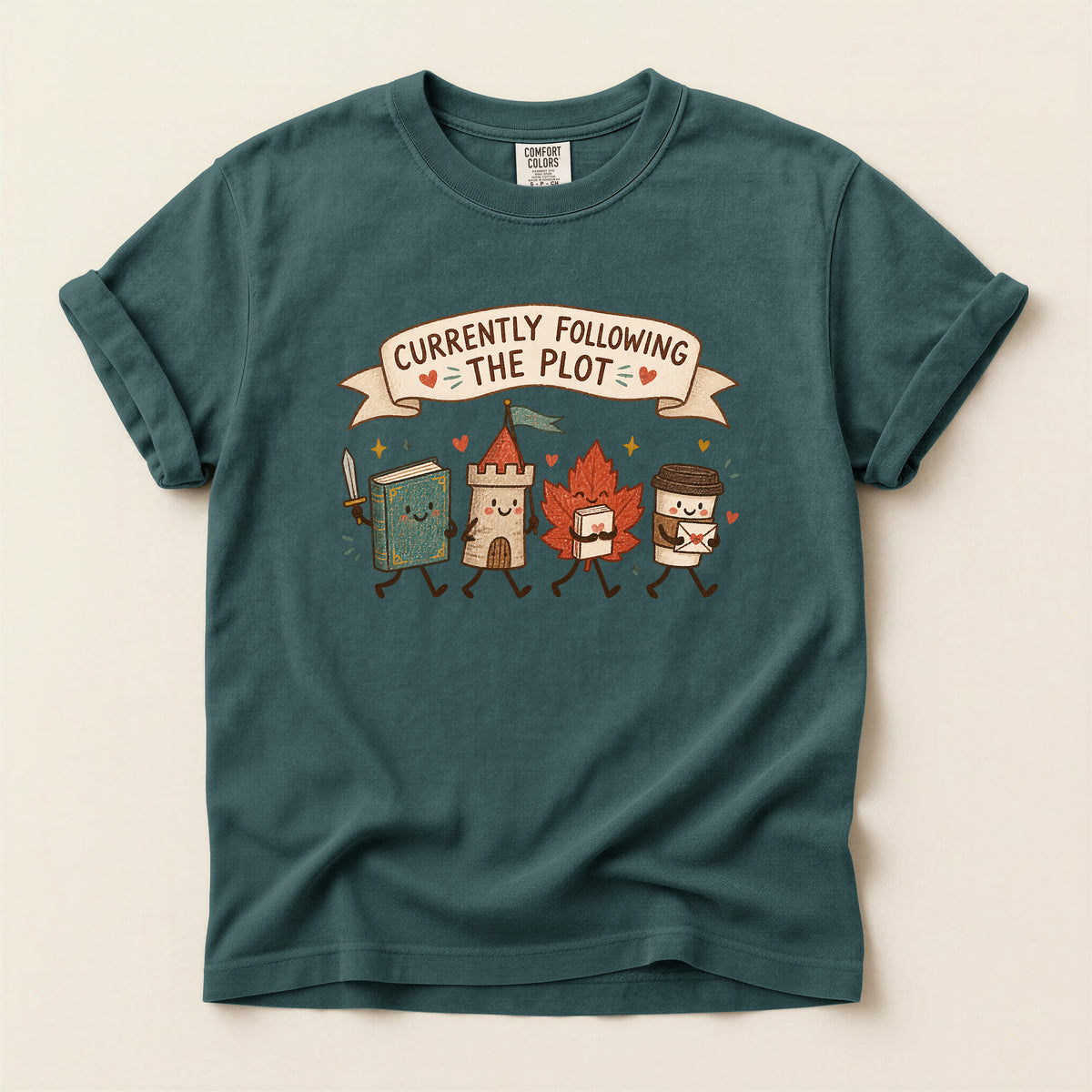 Currently Following the Plot Funny Bookish T-Shirt