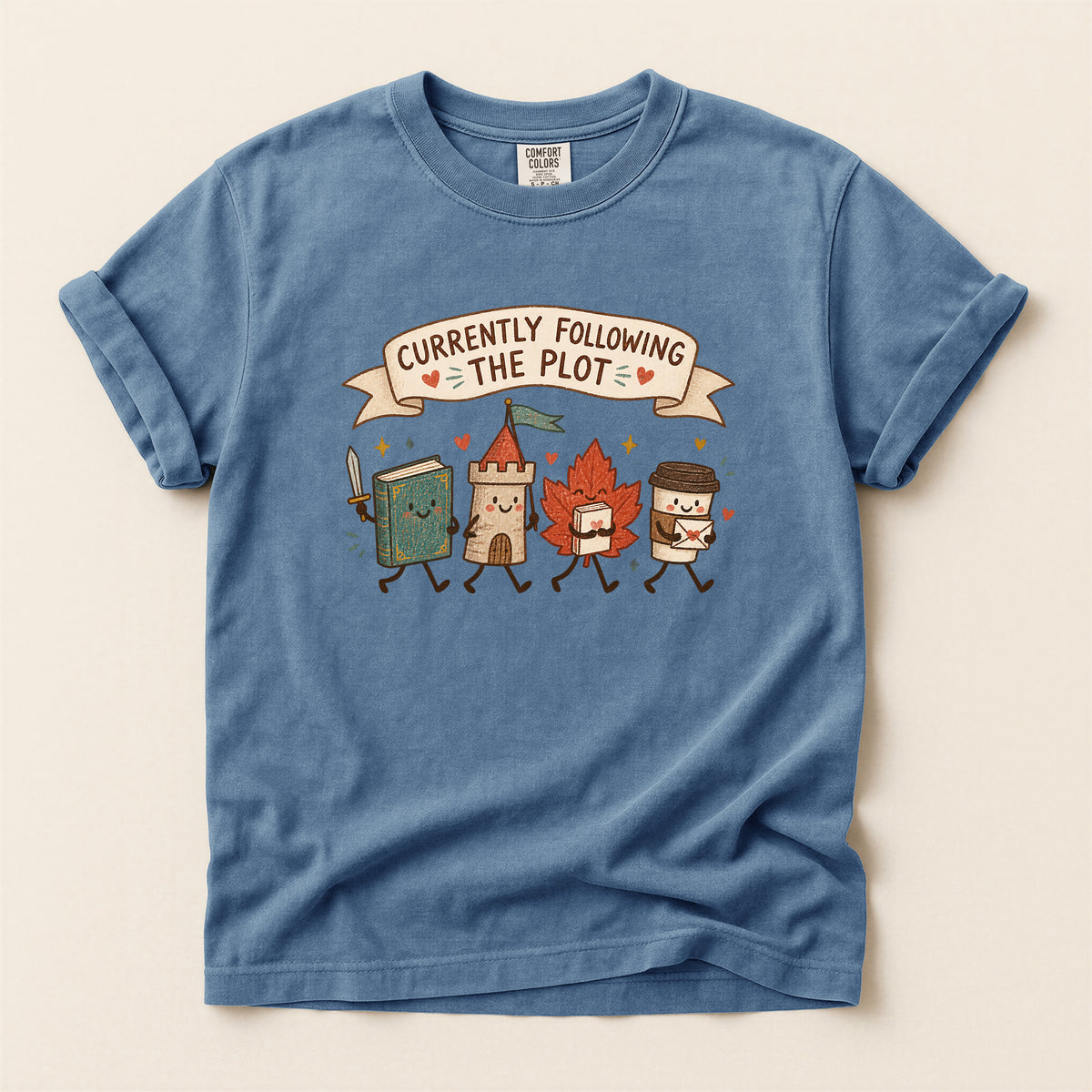 Currently Following the Plot Funny Bookish T-Shirt