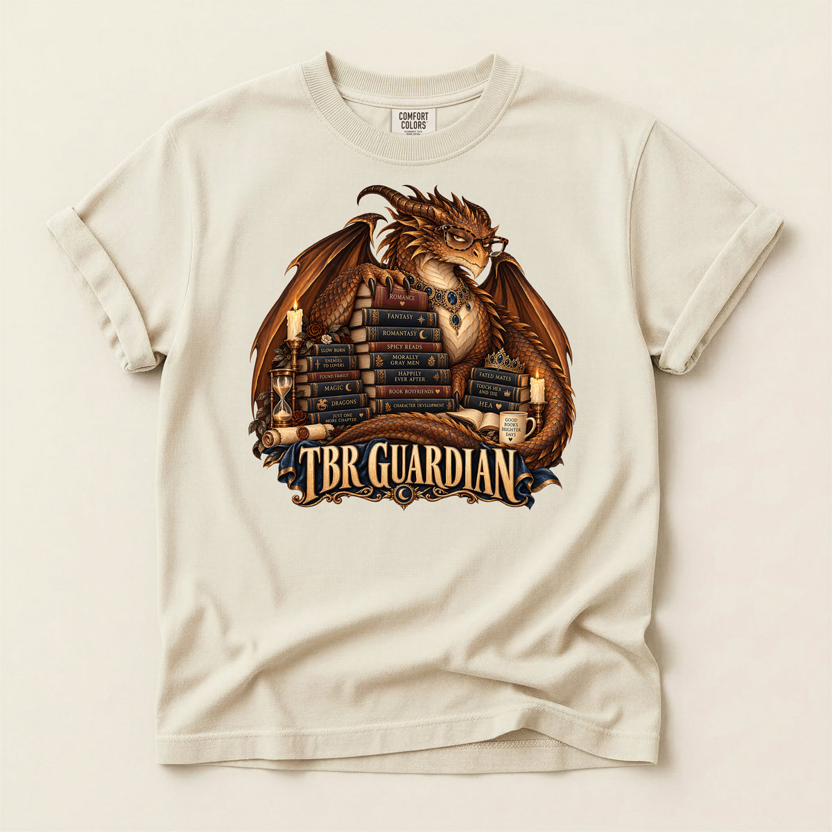 TBR Guardian Dragon Fantasy Book Lover