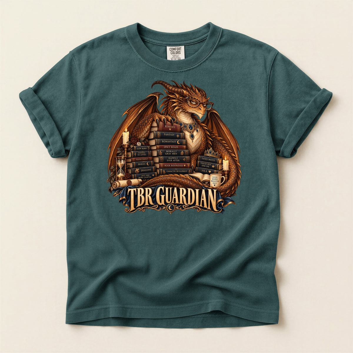 TBR Guardian Dragon Fantasy Book Lover