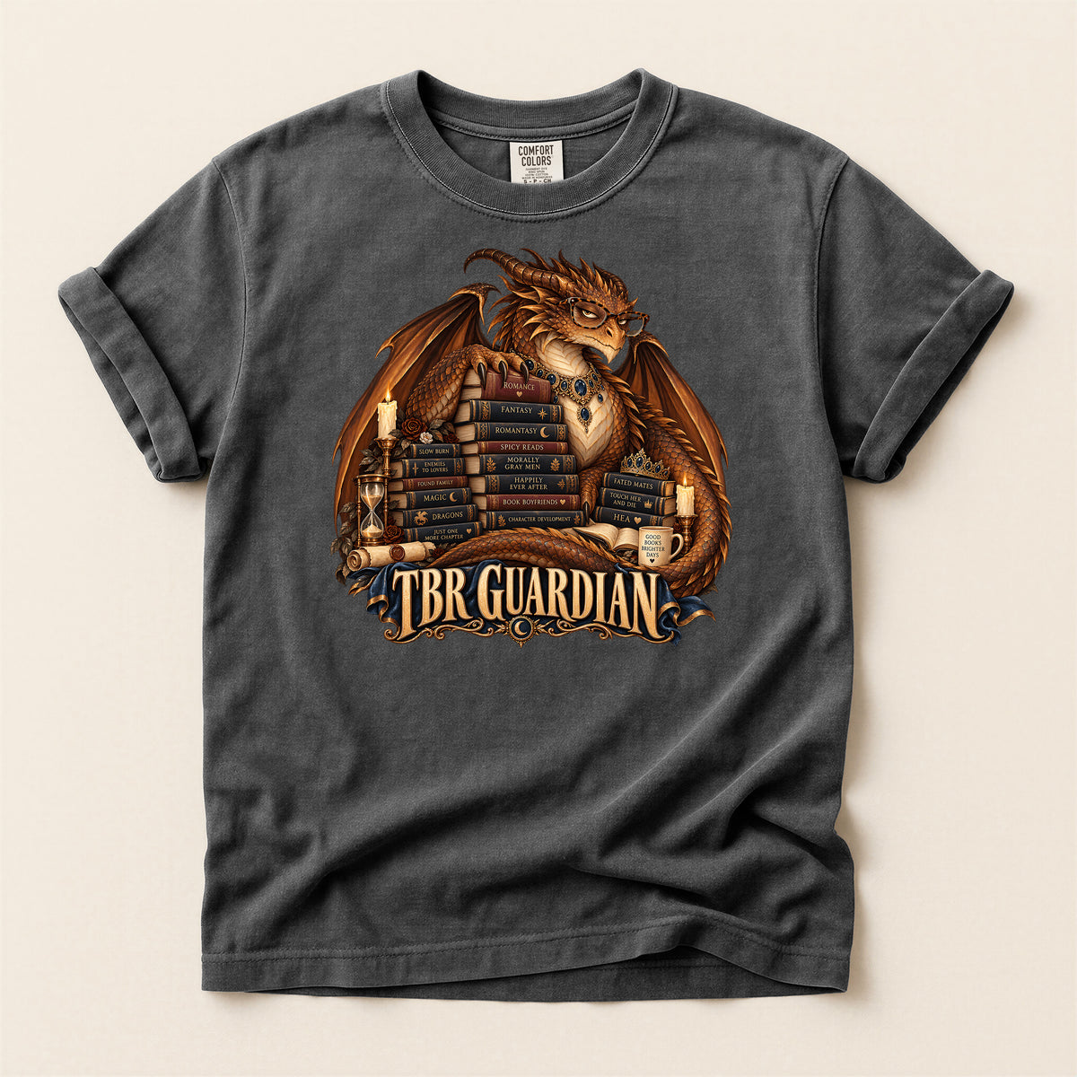 TBR Guardian Dragon Fantasy Book Lover