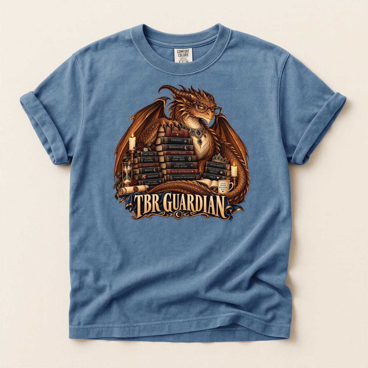 TBR Guardian Dragon Fantasy Book Lover