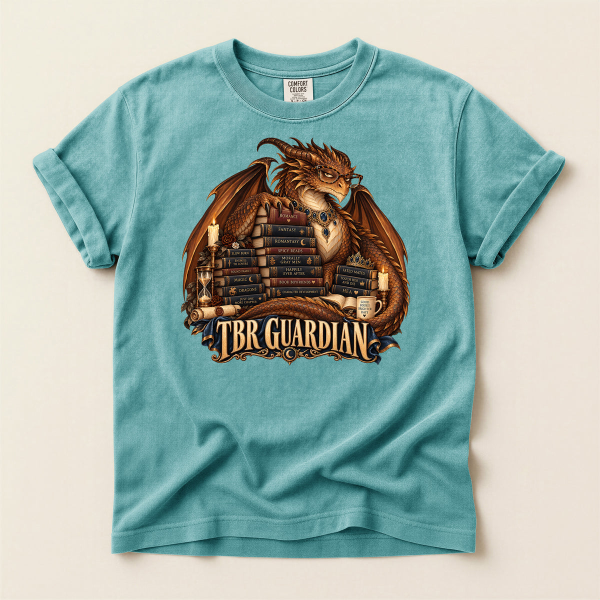 TBR Guardian Dragon Fantasy Book Lover